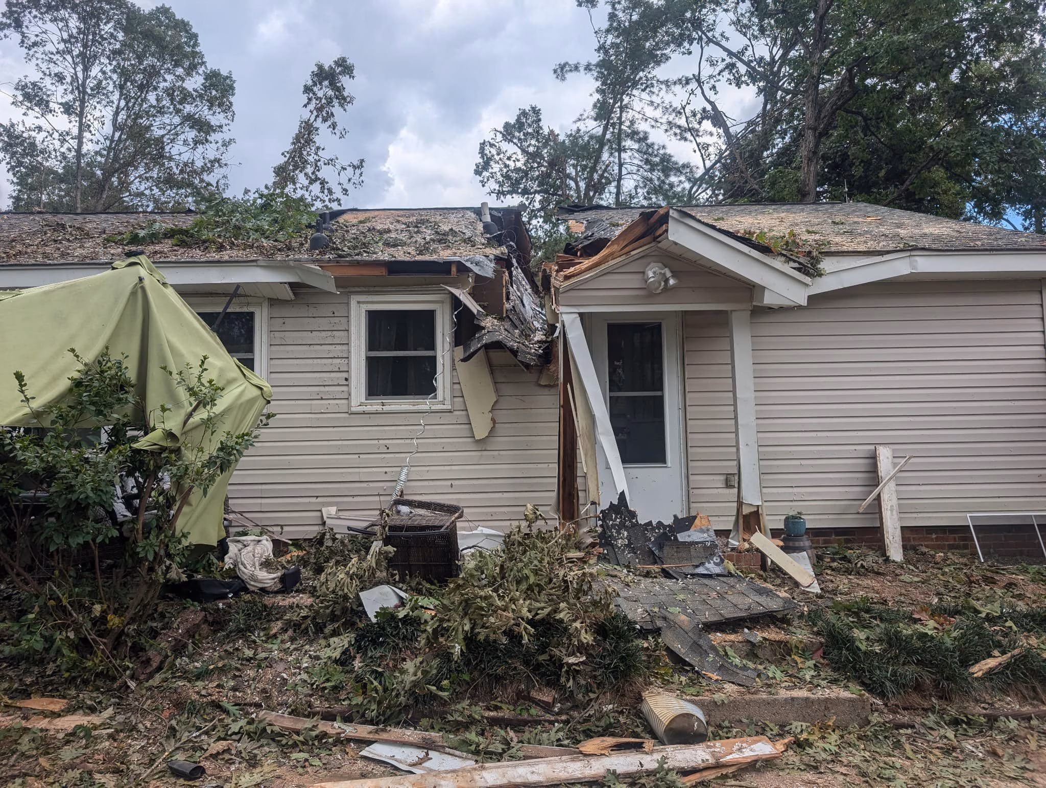 Storm Damage Tree Cleanup in Murrells Inlet SC